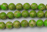 CDE2067 15.5 inches 6mm round dyed sea sediment jasper beads