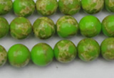 CDE2068 15.5 inches 8mm round dyed sea sediment jasper beads