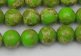 CDE2069 15.5 inches 10mm round dyed sea sediment jasper beads