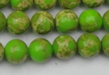 CDE2070 15.5 inches 12mm round dyed sea sediment jasper beads