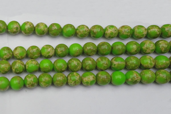 CDE2073 15.5 inches 18mm round dyed sea sediment jasper beads