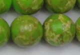 CDE2076 15.5 inches 24mm round dyed sea sediment jasper beads