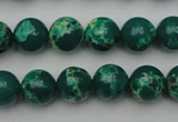 CDE2079 15.5 inches 8mm round dyed sea sediment jasper beads