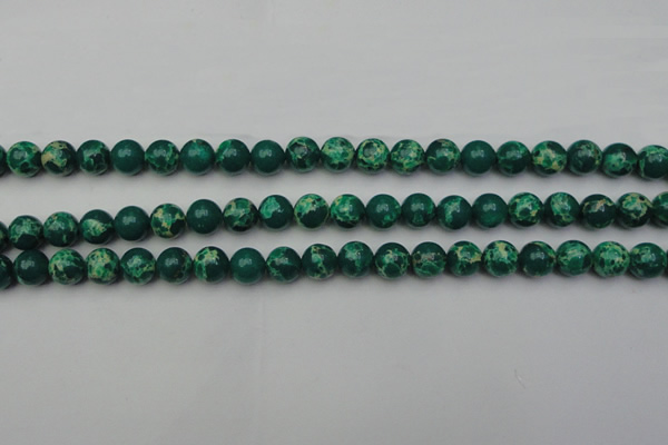 CDE2079 15.5 inches 8mm round dyed sea sediment jasper beads