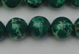 CDE2083 15.5 inches 16mm round dyed sea sediment jasper beads