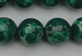 CDE2084 15.5 inches 18mm round dyed sea sediment jasper beads