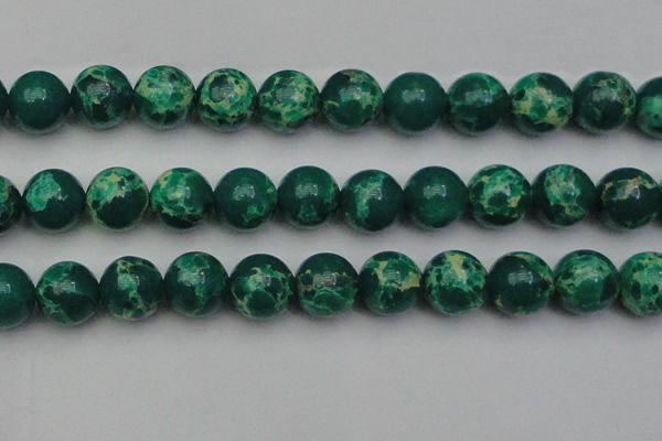 CDE2087 15.5 inches 24mm round dyed sea sediment jasper beads