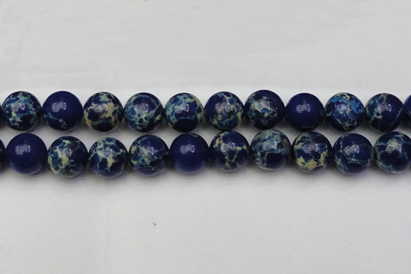 CDE2097 15.5 inches 22mm round dyed sea sediment jasper beads