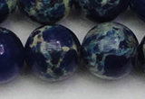 CDE2098 15.5 inches 24mm round dyed sea sediment jasper beads