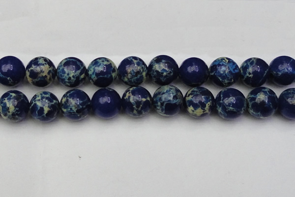 CDE2098 15.5 inches 24mm round dyed sea sediment jasper beads