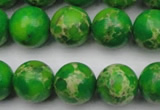 CDE2224 15.5 inches 12mm round dyed sea sediment jasper beads