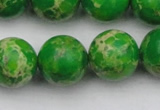 CDE2226 15.5 inches 16mm round dyed sea sediment jasper beads