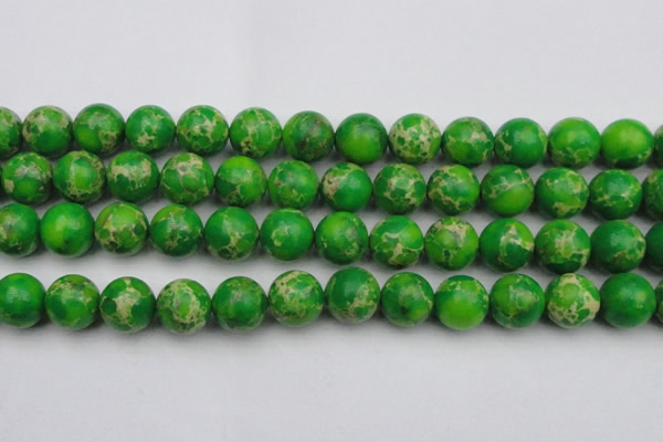 CDE2226 15.5 inches 16mm round dyed sea sediment jasper beads