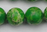 CDE2229 15.5 inches 22mm round dyed sea sediment jasper beads