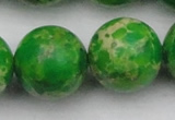 CDE2230 15.5 inches 24mm round dyed sea sediment jasper beads