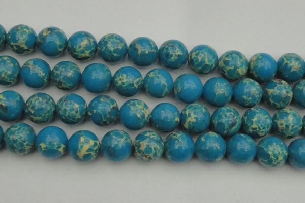 CDE2240 15.5 inches 22mm round dyed sea sediment jasper beads