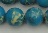 CDE2241 15.5 inches 24mm round dyed sea sediment jasper beads