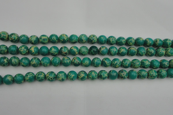 CDE2244 15.5 inches 8mm round dyed sea sediment jasper beads