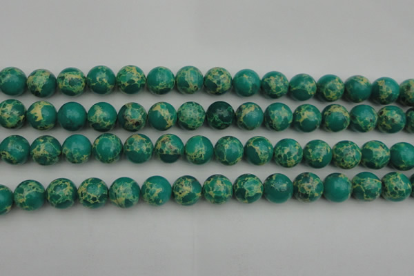 CDE2246 15.5 inches 12mm round dyed sea sediment jasper beads