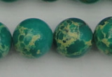 CDE2249 15.5 inches 18mm round dyed sea sediment jasper beads