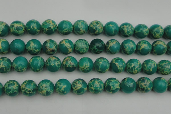 CDE2249 15.5 inches 18mm round dyed sea sediment jasper beads