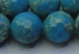 CDE2554 15.5 inches 24mm faceted round dyed sea sediment jasper beads