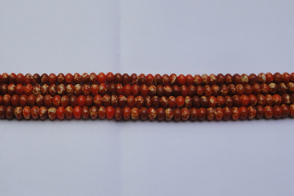 CDE2601 15.5 inches 7*10mm rondelle dyed sea sediment jasper beads