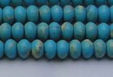 CDE2640 15.5 inches 5*8mm rondelle dyed sea sediment jasper beads