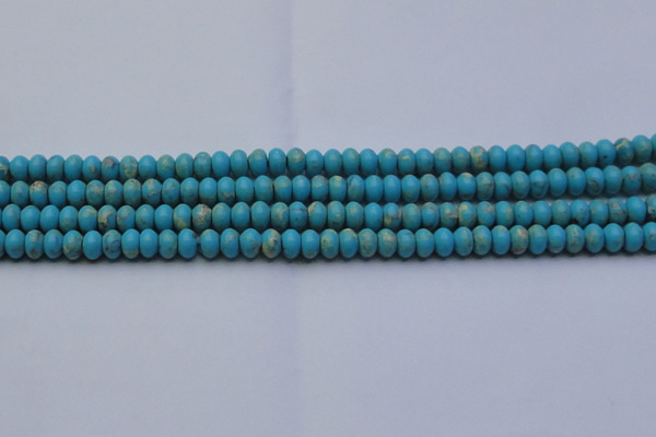 CDE2640 15.5 inches 5*8mm rondelle dyed sea sediment jasper beads