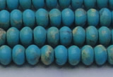 CDE2641 15.5 inches 7*10mm rondelle dyed sea sediment jasper beads