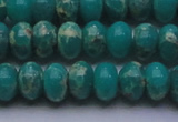 CDE2669 15.5 inches 13*18mm rondelle dyed sea sediment jasper beads