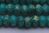 CDE2670 15.5 inches 15*20mm rondelle dyed sea sediment jasper beads