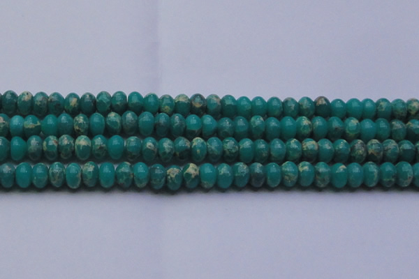 CDE2670 15.5 inches 15*20mm rondelle dyed sea sediment jasper beads