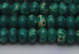 CDE2675 15.5 inches 10*14mm rondelle dyed sea sediment jasper beads