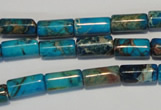 CDE279 15.5 inches 6*12mm tube dyed sea sediment jasper beads