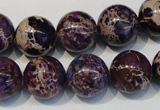 CDE365 15.5 inches 14mm round dyed sea sediment jasper beads