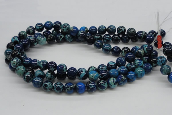 CDE45 15.5 inches 12mm round dyed sea sediment jasper beads wholesale