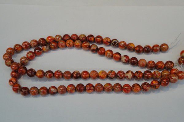 CDE493 15.5 inches 10mm round dyed sea sediment jasper beads