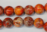 CDE494 15.5 inches 12mm round dyed sea sediment jasper beads