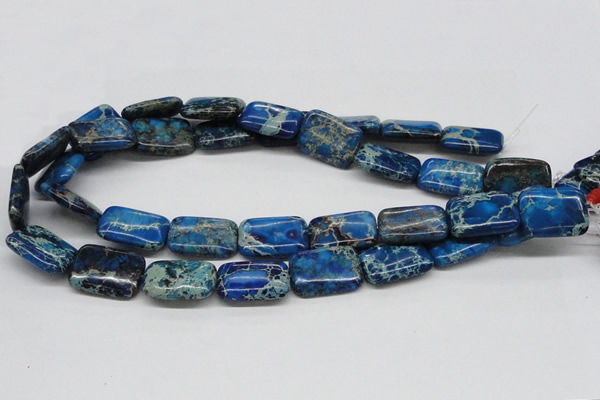 CDE56 15.5 inches 18*25mm rectangle dyed sea sediment jasper beads