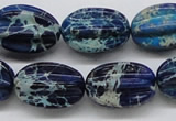 CDE61 15.5 inches 16*23mm star fruit shaped dyed sea sediment jasper beads