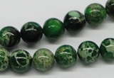 CDE69 15.5 inches 10mm round dyed sea sediment jasper beads