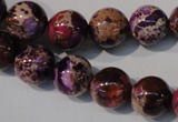 CDE697 15.5 inches 12mm round dyed sea sediment jasper beads