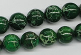 CDE70 15.5 inches 12mm round dyed sea sediment jasper beads