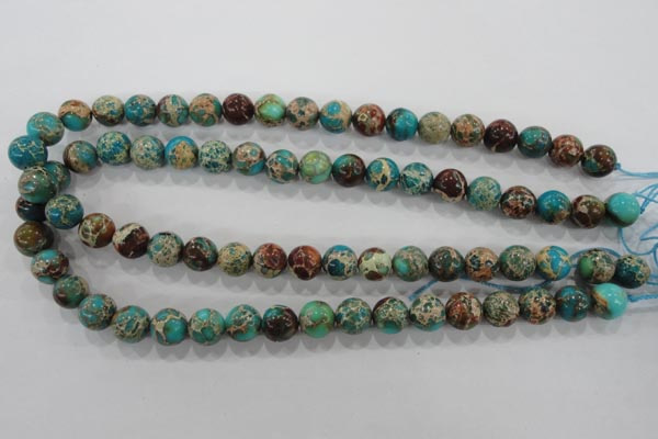 CDE804 15.5 inches 11mm round dyed sea sediment jasper beads wholesale