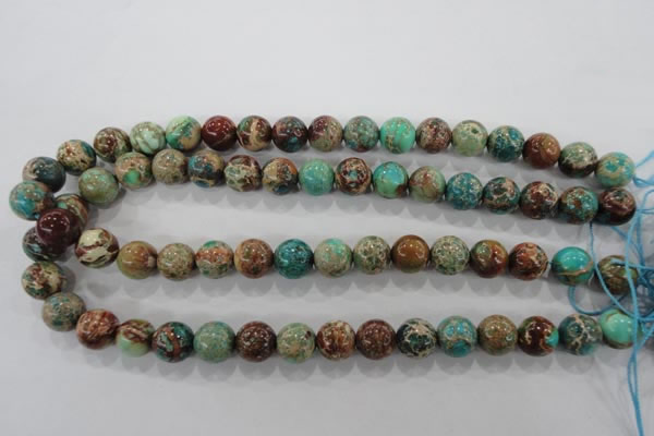 CDE805 15.5 inches 12mm round dyed sea sediment jasper beads wholesale