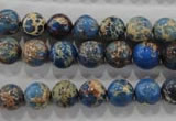 CDE813 15.5 inches 8mm round dyed sea sediment jasper beads wholesale