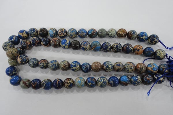 CDE814 15.5 inches 10mm round dyed sea sediment jasper beads wholesale