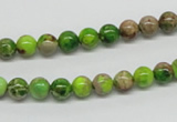 CDE82 15.5 inches 6mm round dyed sea sediment jasper beads