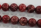 CDE823 15.5 inches 10mm round dyed sea sediment jasper beads wholesale